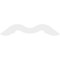 Ekena Millwork Pitch Midway Architectural Grade PVC Gable Pediment, 48"W x 18"H x 1"P (9/12) GPP048X018X100MID - alternate 3
